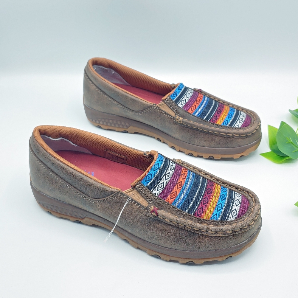 NEW-Twisted X Cell Stretch Serape Slip-On Shoes
